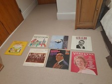 Collection of 7 Jazz vinyl LPs Records Vera Lynn Billy Cotton Harry Roy Geraldo