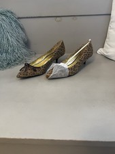 Leopard Print Kitten Heels