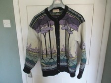 Vintage 100% Wool Cardigan By