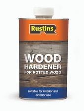 Rustins Wood Hardener For Rotted Wood - Inside And Outside Use 250ml/500ml & 5L
