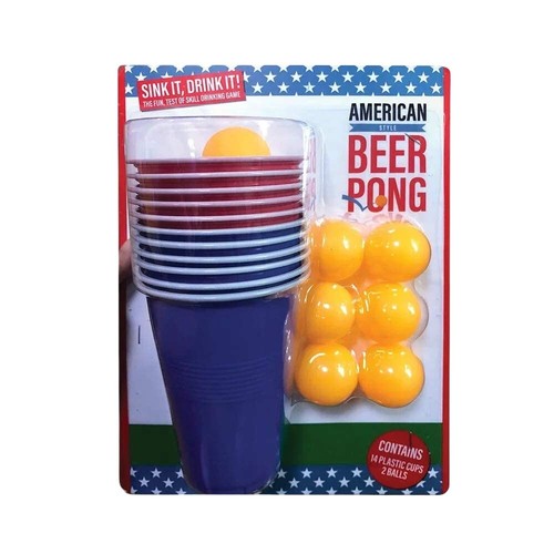 Beer pong drinking game set - pong,