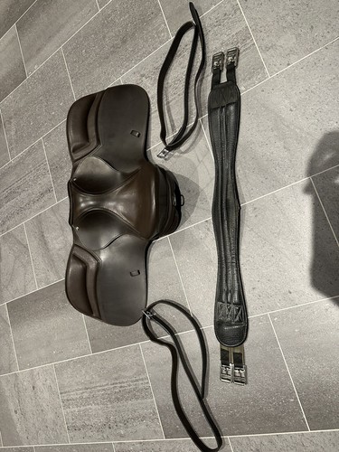 Used brown pony horse saddle - used, /