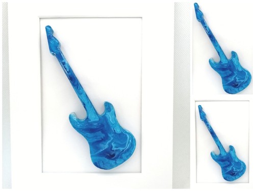 Painting electric guitar 3d - guitar,