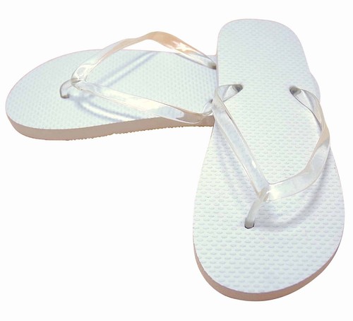 White flip flops - flip, x