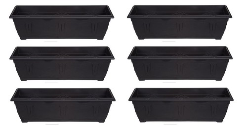 Black venetian patio trough - 6,