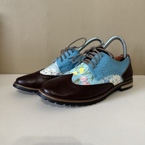 Handmade oxford wingtip blue - blue, &