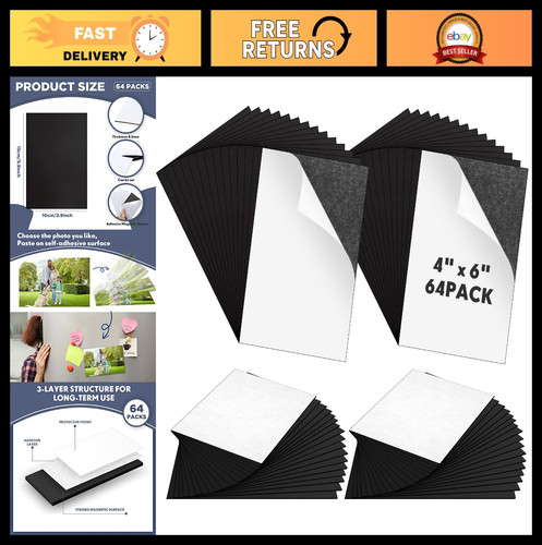 4x6 adhesive magnetic - adhesive,