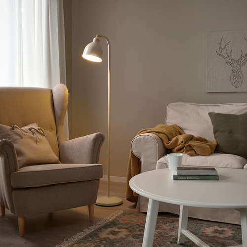 Ikea rödflik cream floor lamp - rÖdflik,