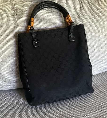 Gucci black canvas - gucci, canvas/black