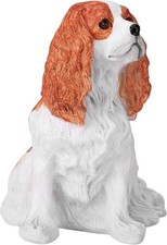 Cavalier King Charles Spaniel Hand Painted Statue 5.6" (Blenheim)