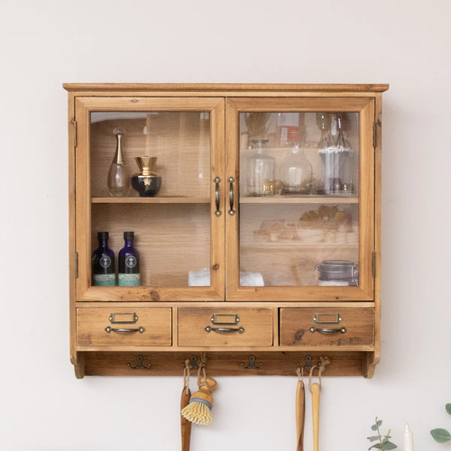 Wooden glass wall - glass,