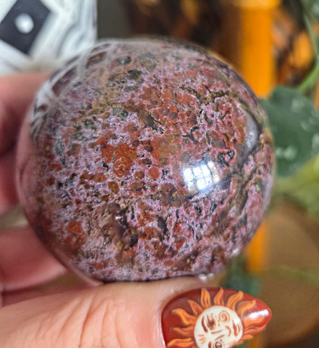 Polished jasper mineral - polished,