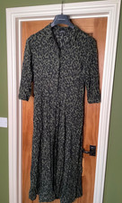 Zara olive sage green leopard