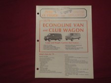 1979 FORD ECONOLINE VAN & CLUB