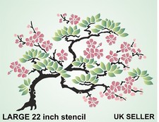 cherry blossom tree stencil