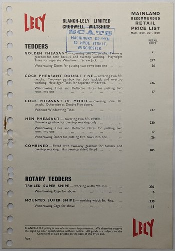 Blanch lely price - price, list,