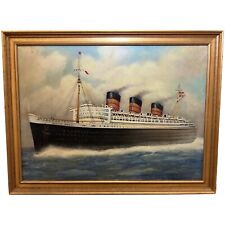 Painting RMS Queen Mary Ocean