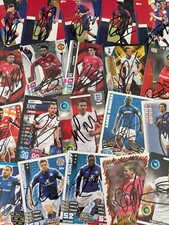 match attax, Shoot Out And Other all Signed Cards 4