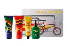 Raleigh Ride The Iconic Tin with Bath Shower Body Gift Set BINB+ free postage