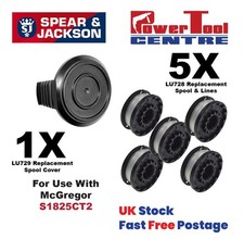 5x Spool Line & Cover Cap