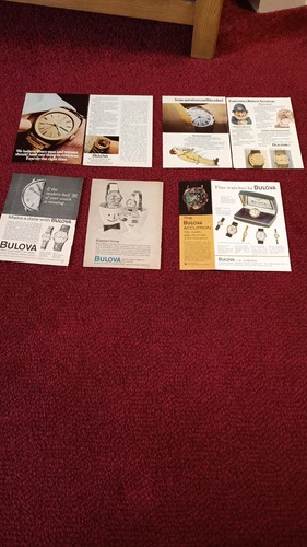 Five vintage bulova - bulova, watch