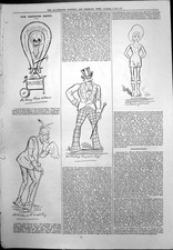 Old Print Captious Critic Philip Day Toff Burning Shame Merry Horse Collar 1879