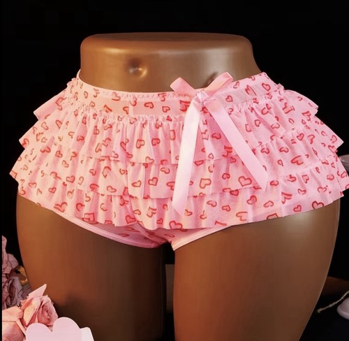 Woman ladies pink frilly - woman’s,