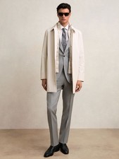 Reiss Mens Natural Mac Coat