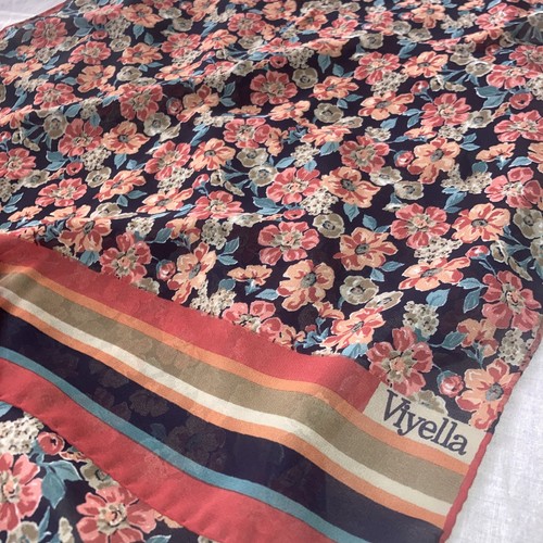 Vintage retro viyella scarf - vintage,