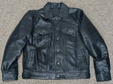 SUPERB TYPE III BLACK LEATHER