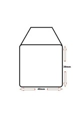 PACK OF 100 PLASTIC COIN