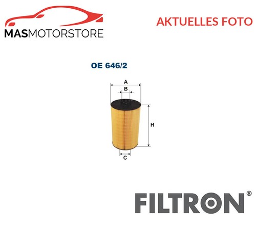 Engine oil filter - engine, filtron