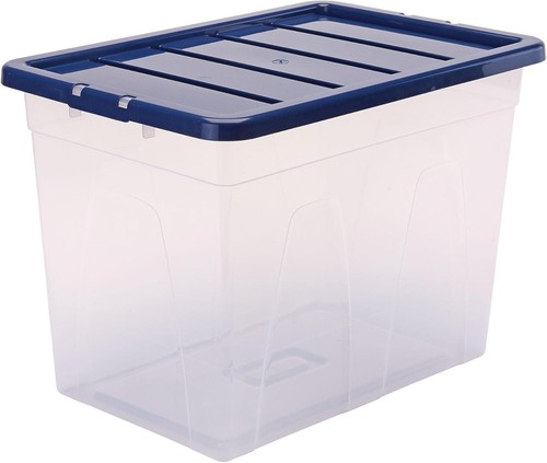 Plastic storage box with - plastic,