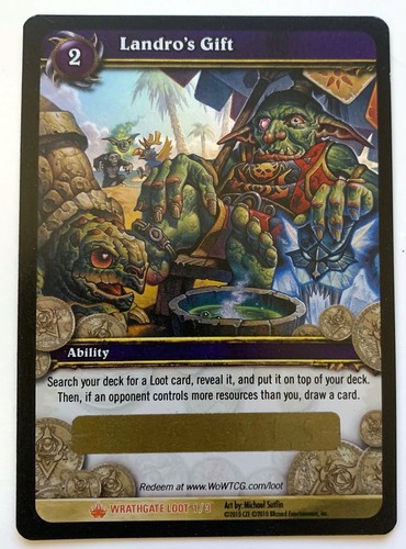 Landro gift unscratched - gift, loot