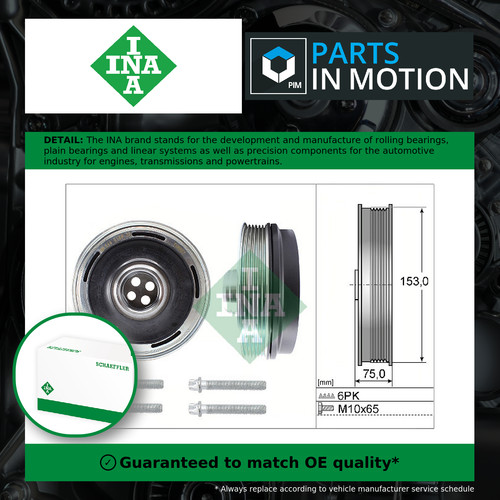 Crankshaft pulley fits - (tvd),