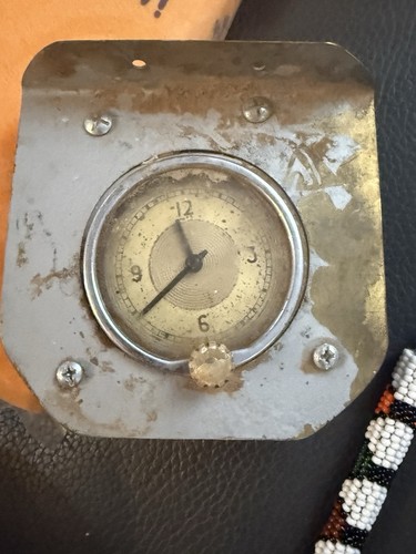 Antique ford clock late - clock,