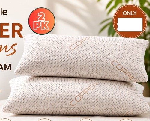 2pk copper memory - copper, foam