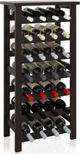 7-Tier Bamboo Bottle Rack |