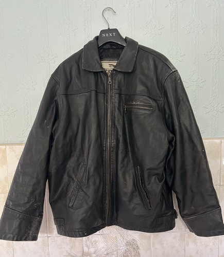 Black leather raf inspired - black,