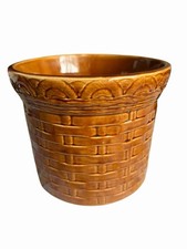 Vintage 1960s Brown Basket