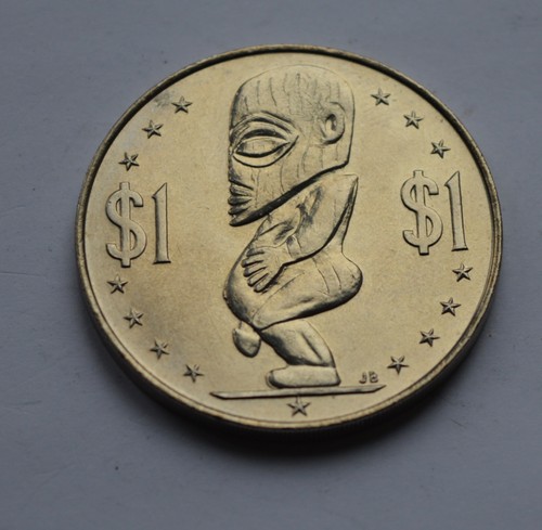 Cook islands one - cook, dollar