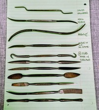 11 Riffler Files British Made Stubbs, Swiss Grobet  Valorbe, Barnsley UK Job Lot