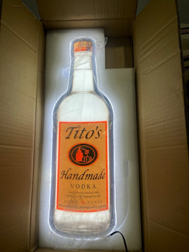 Tito handmade vodka bottle - tito’s,