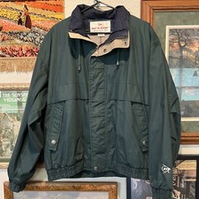 Vintage 90’s Dunlop Golfing Multicolor Hooded Windbreaker Size XL