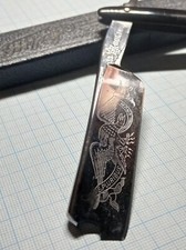 Old razor Solingen with eagle and star of David