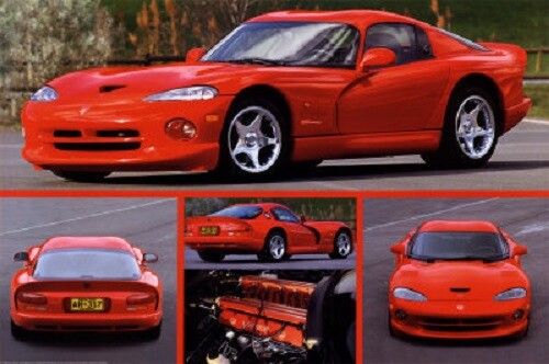Poster dodge viper gts - poster,