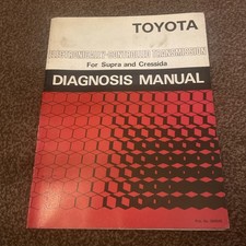 Toyota Supra Cressida Electronically Controlled Transmission Diagnosis 1984