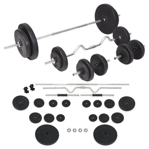 Barbell and dumbbell - dumbbell, set