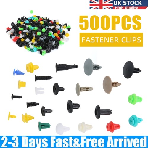 500pcs car body fastener clips - car,
