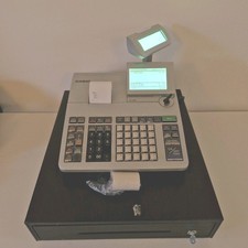 CASIO SE-S400 Electronic Cash Register (See description with keys & 5 till rolls
